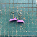 Purple Nudibranch Earrings
