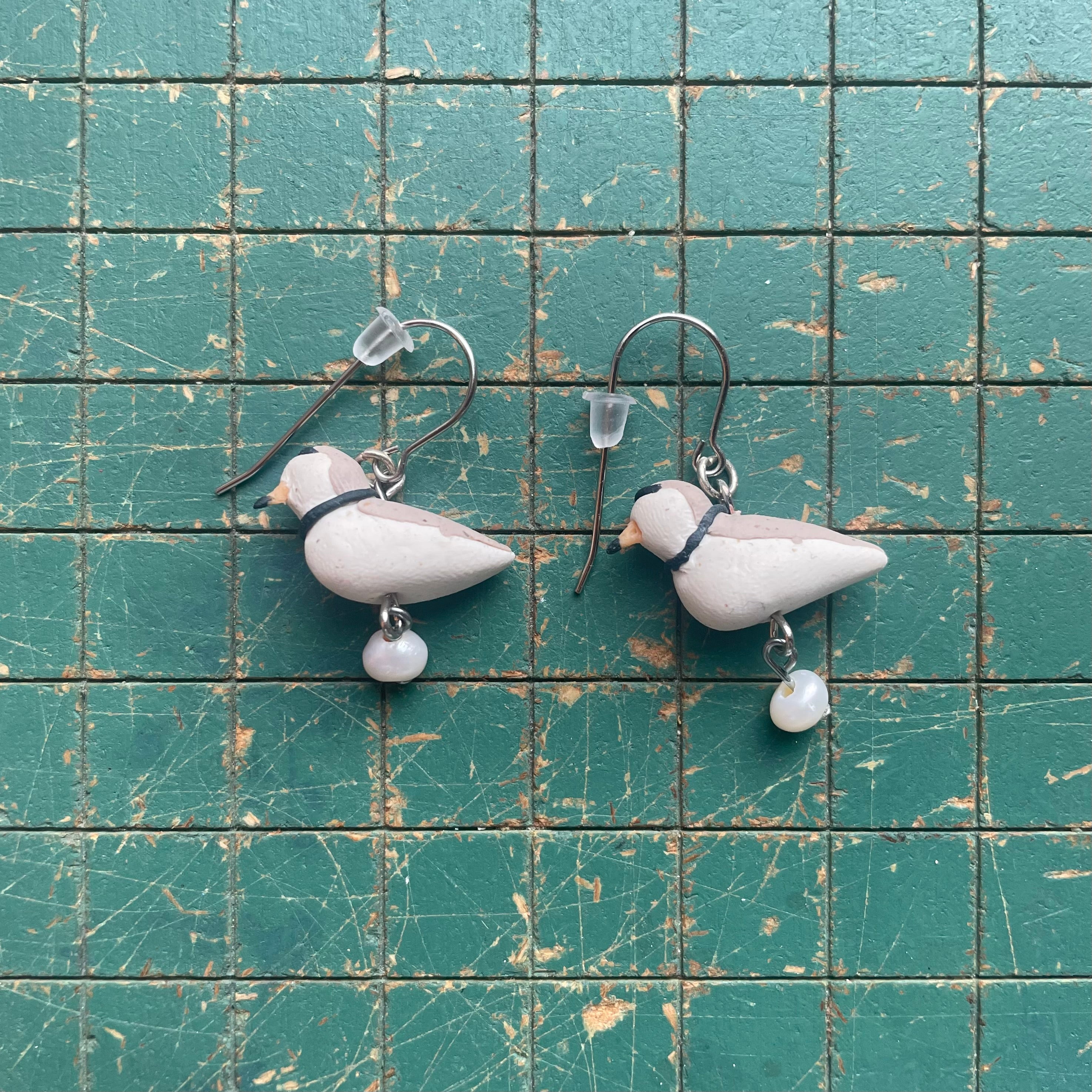Piping Plover Earrings